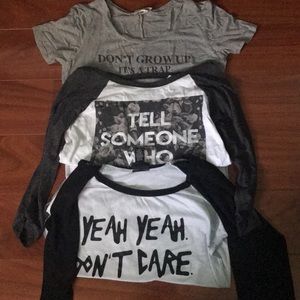 Girls tee three piece bundle